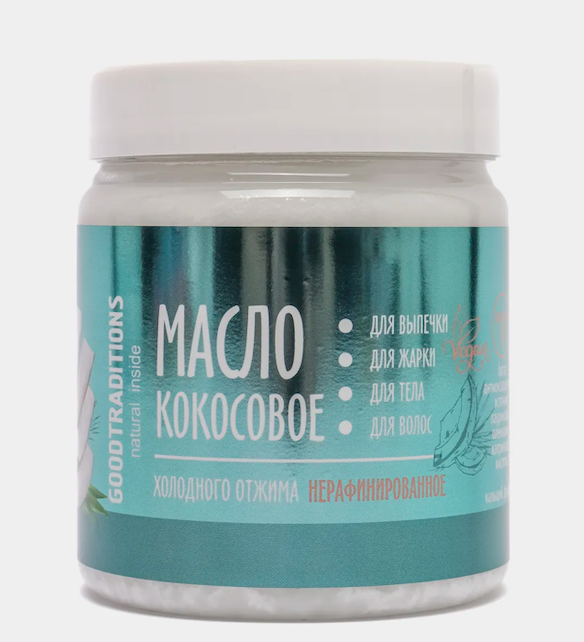 Кокосовое масло, 300 мл Изображение Кокосовое масло, 300 мл